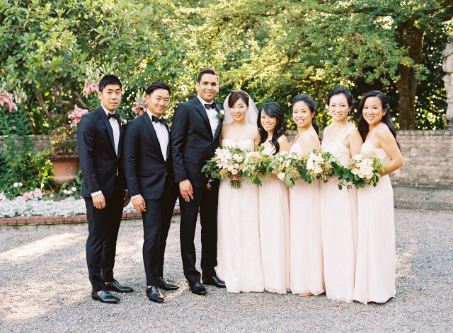 Jennifer and Salil Wedding Party