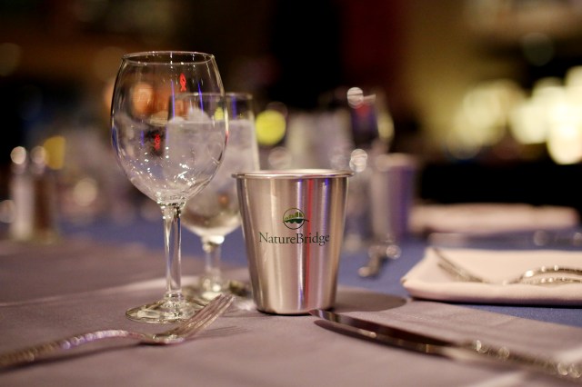 Kleen Kanteen donated these metal cups as a takeaway gift for guests.